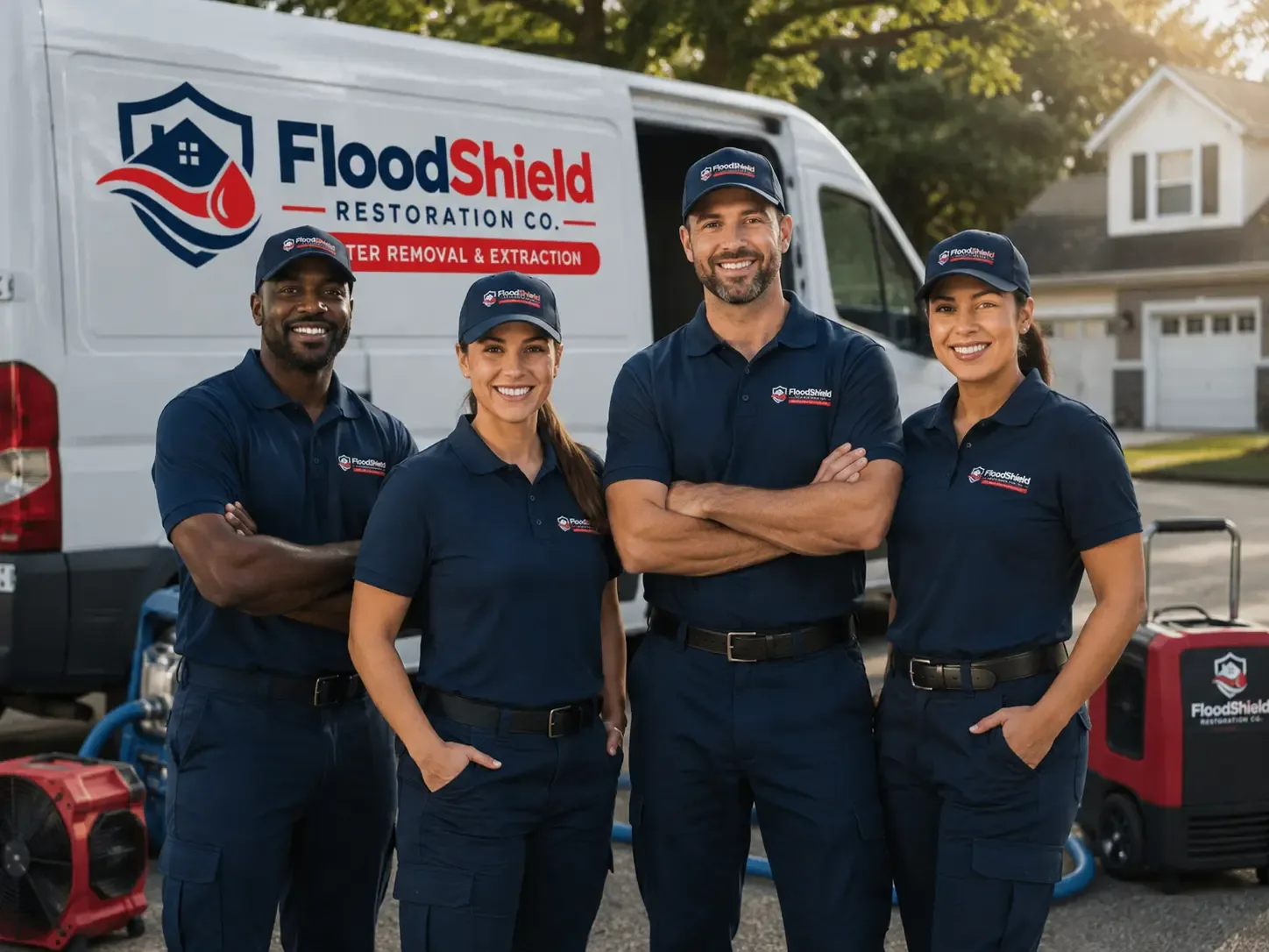 Flood Damage Restoration company in Newtonsville, OH